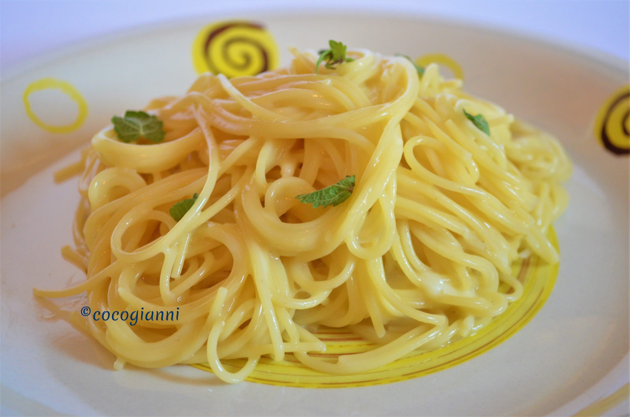 Spaghettini limone 1