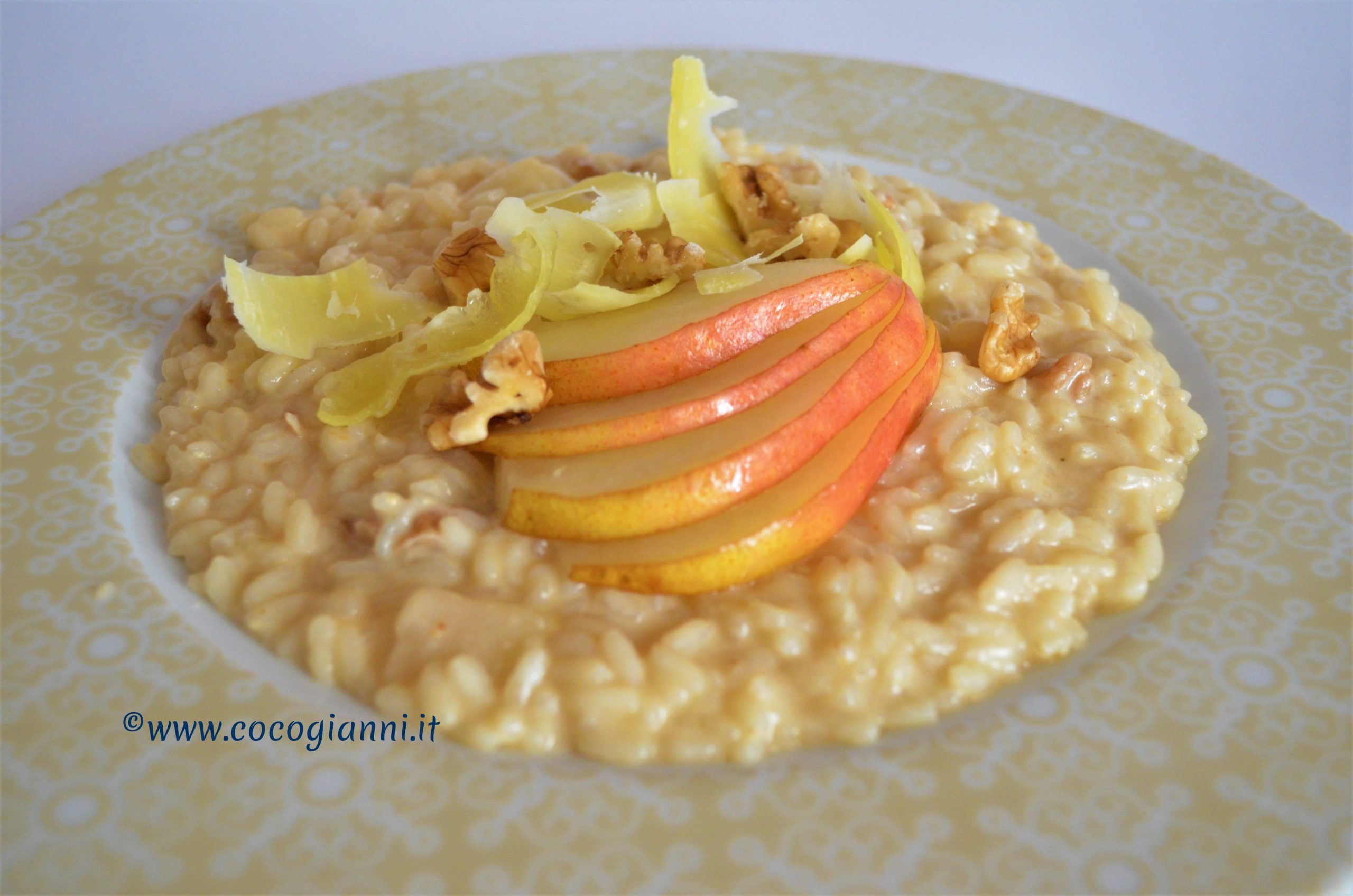 Risotto bagoss pere e noci 1