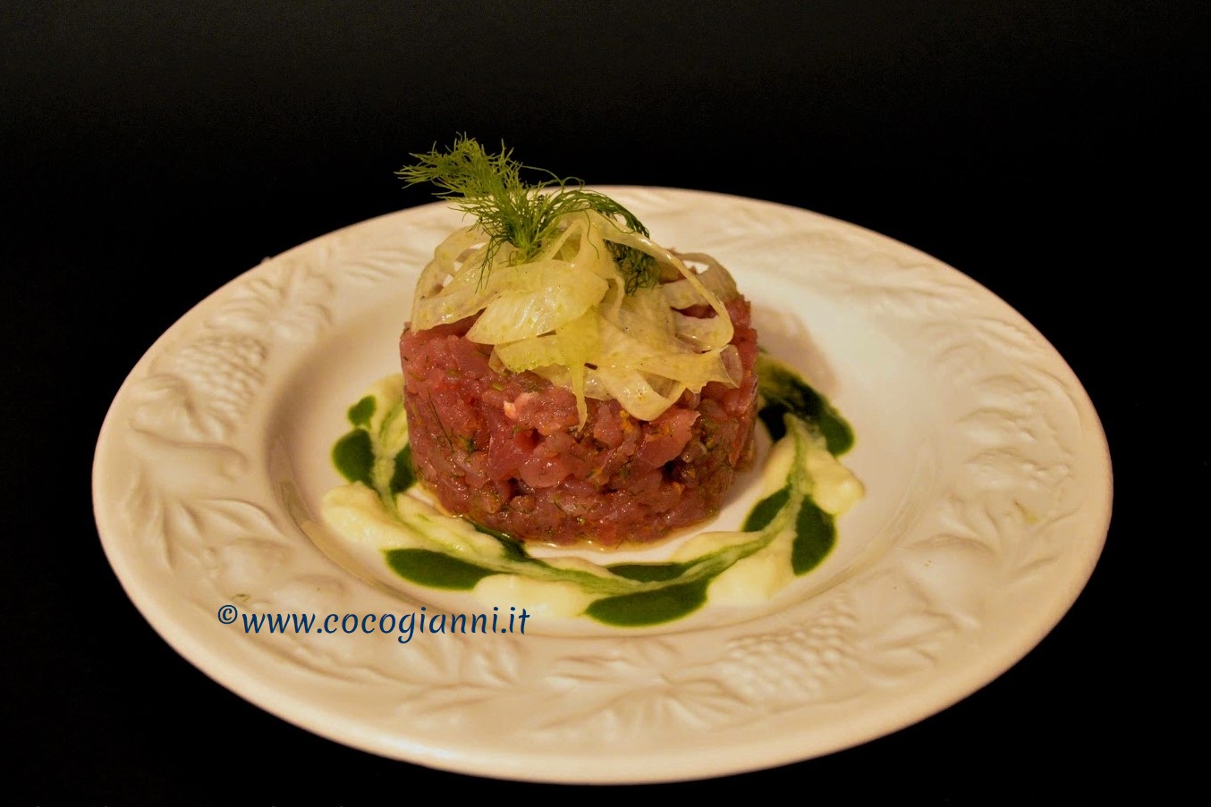 Tartare di tonno e finocchi 1