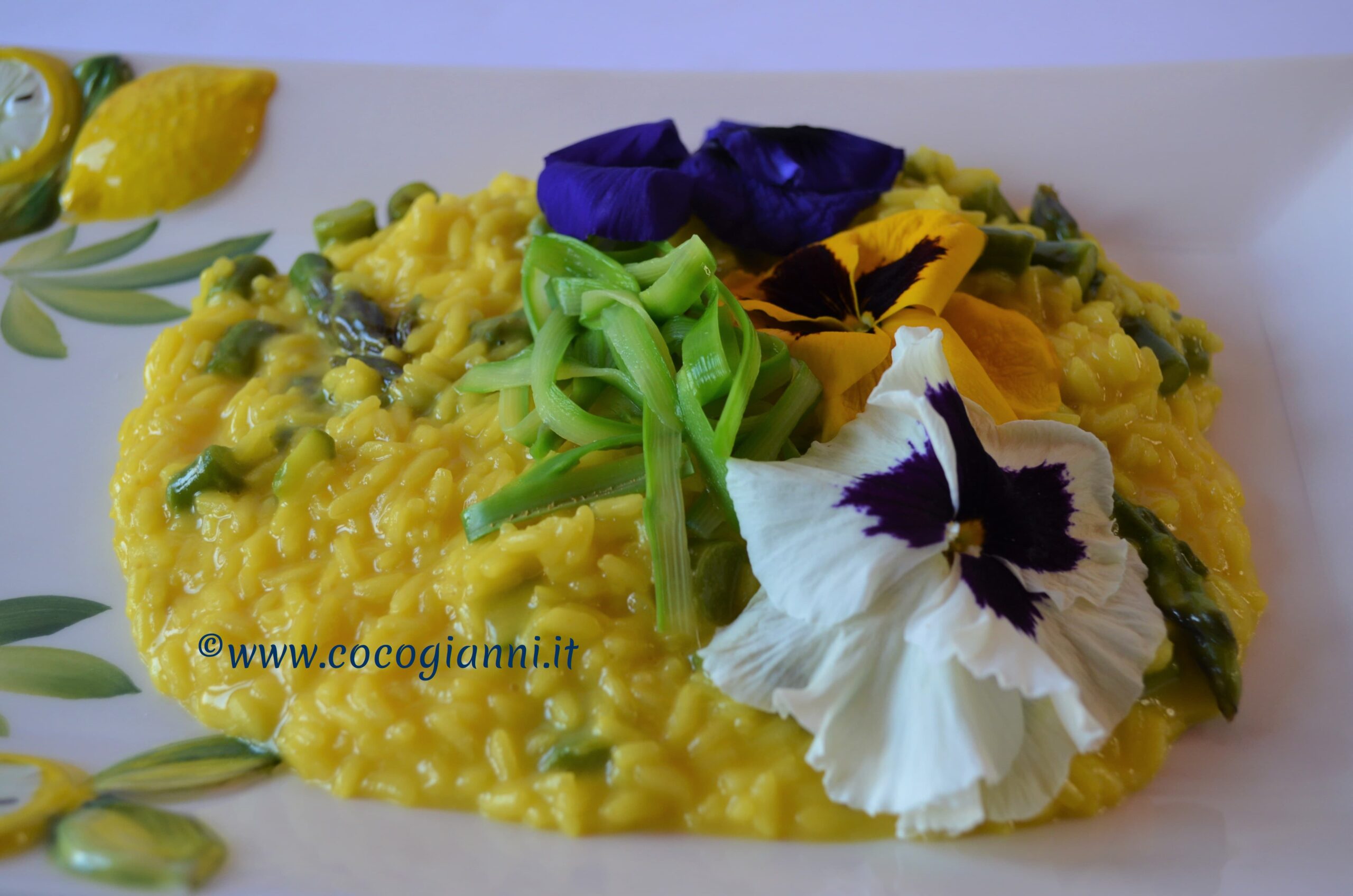 Risotto asparagi e zafferano 4