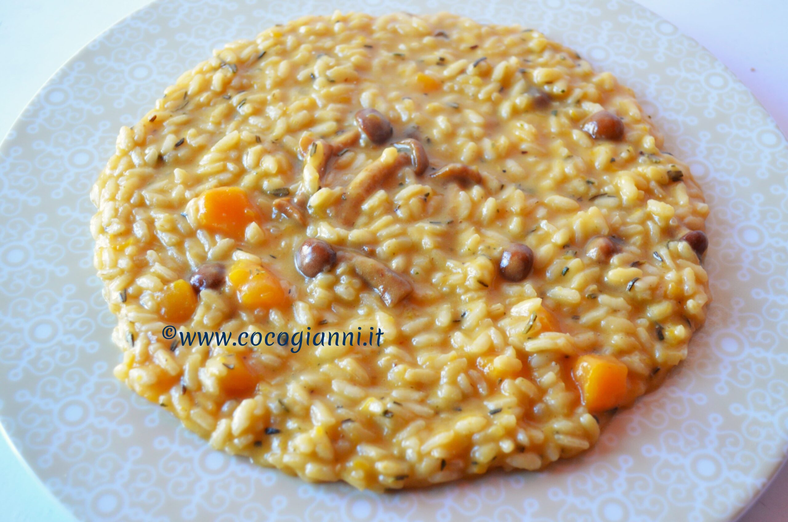 Risotto zucca chiodini e bagoss 2