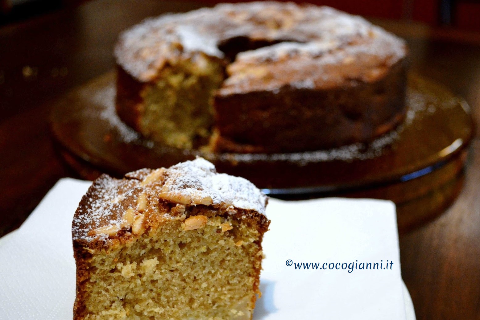 Torta alle pere e farina di castagne 3