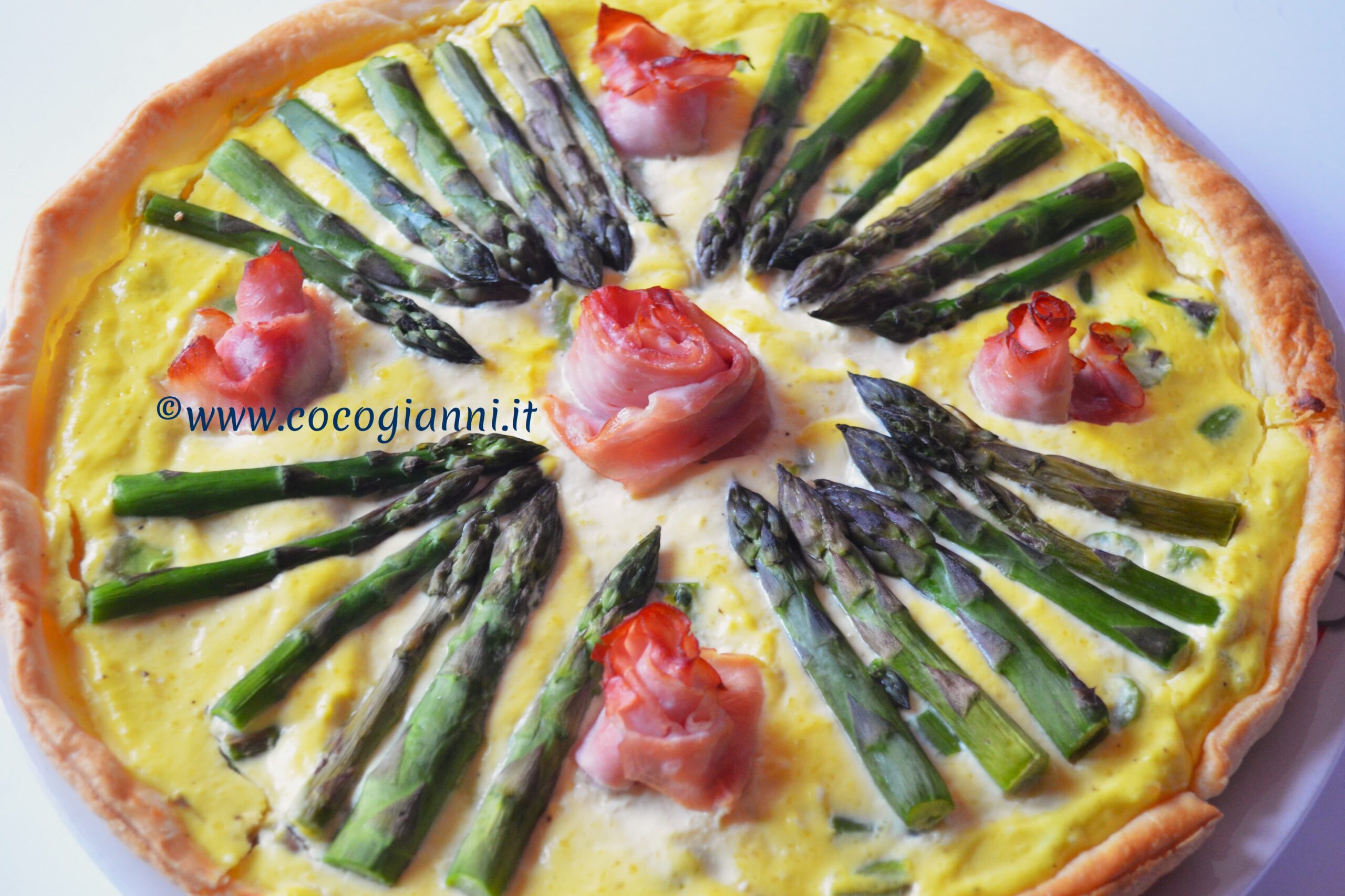 Torta salata agli asparagi 2